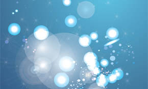 bubbles blue background